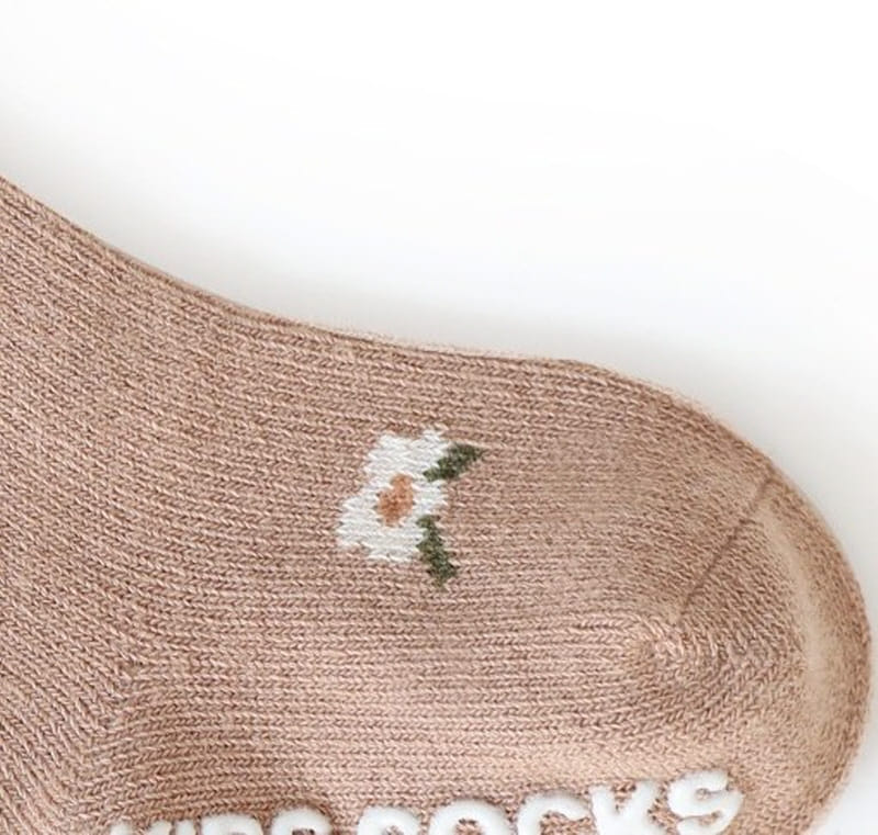 Miso - Korean Children Fashion - #toddlerclothing - Flower Shirring Socks - 9