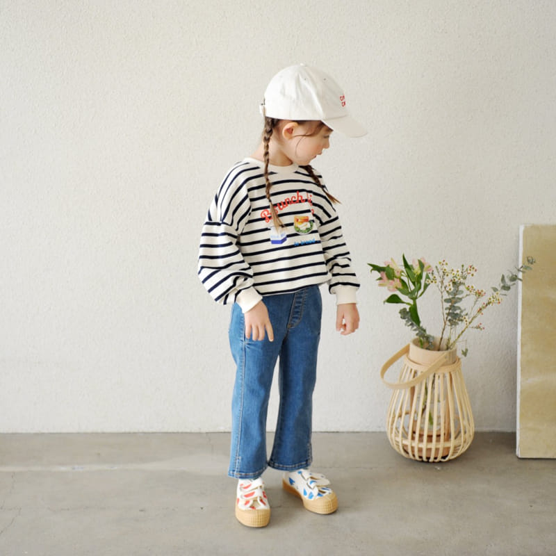 Momo Ann - Korean Children Fashion - #Kfashion4kids - Slit Jeans - 3
