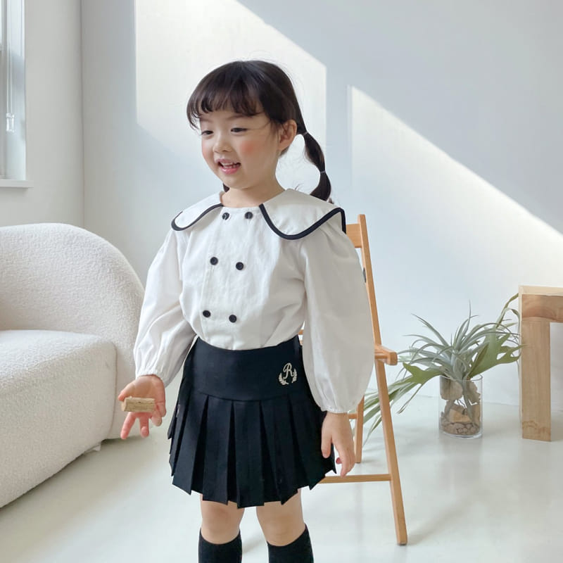 Momo Ann - Korean Children Fashion - #childofig - Black Wrinkle Skirt Pants - 4