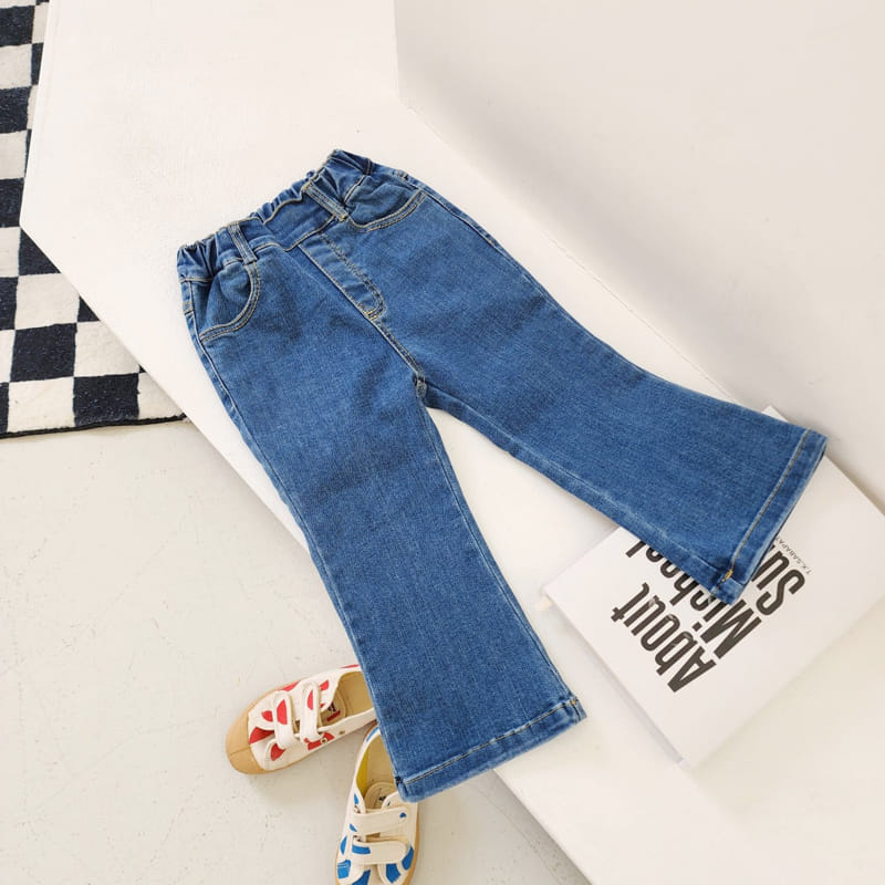 Momo Ann - Korean Children Fashion - #designkidswear - Denim Bootscut Pants - 11