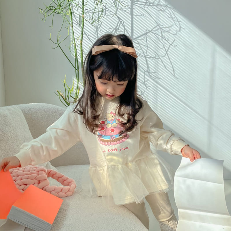 Momo Ann - Korean Children Fashion - #designkidswear - Pudding Sha Long Tee - 7