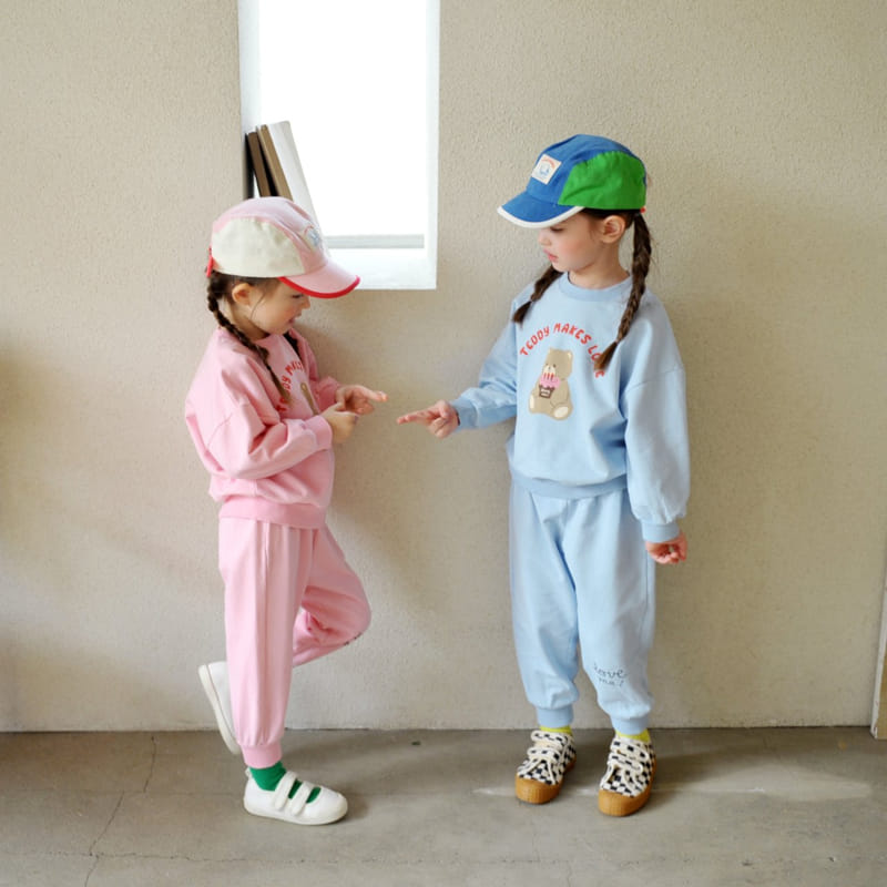 Momo Ann - Korean Children Fashion - #designkidswear - Teddy Top Bottom Set - 6