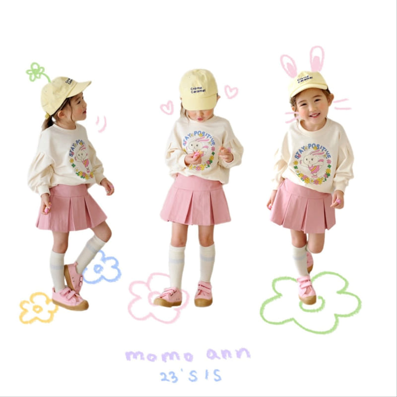 Momo Ann - Korean Children Fashion - #discoveringself - Flower Rabbit Sweatshirt - 2