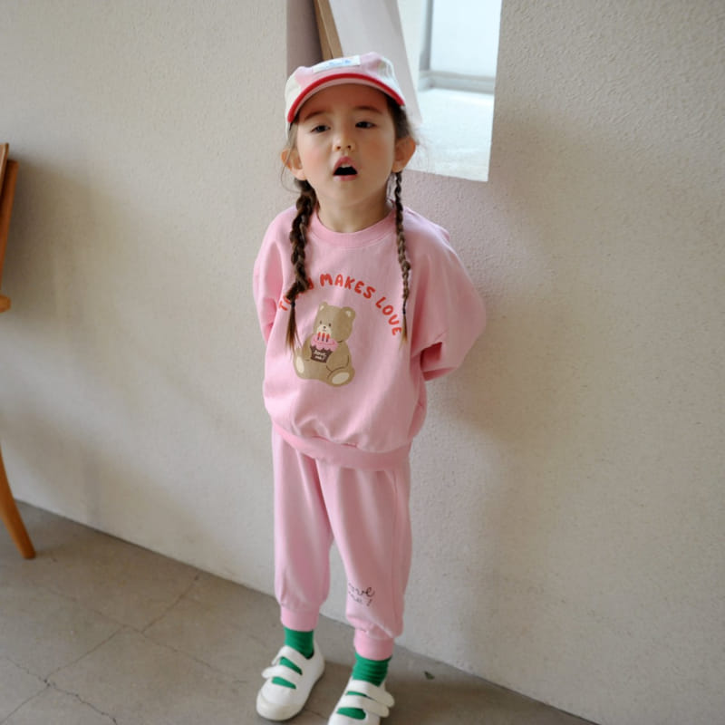 Momo Ann - Korean Children Fashion - #fashionkids - Teddy Top Bottom Set - 8