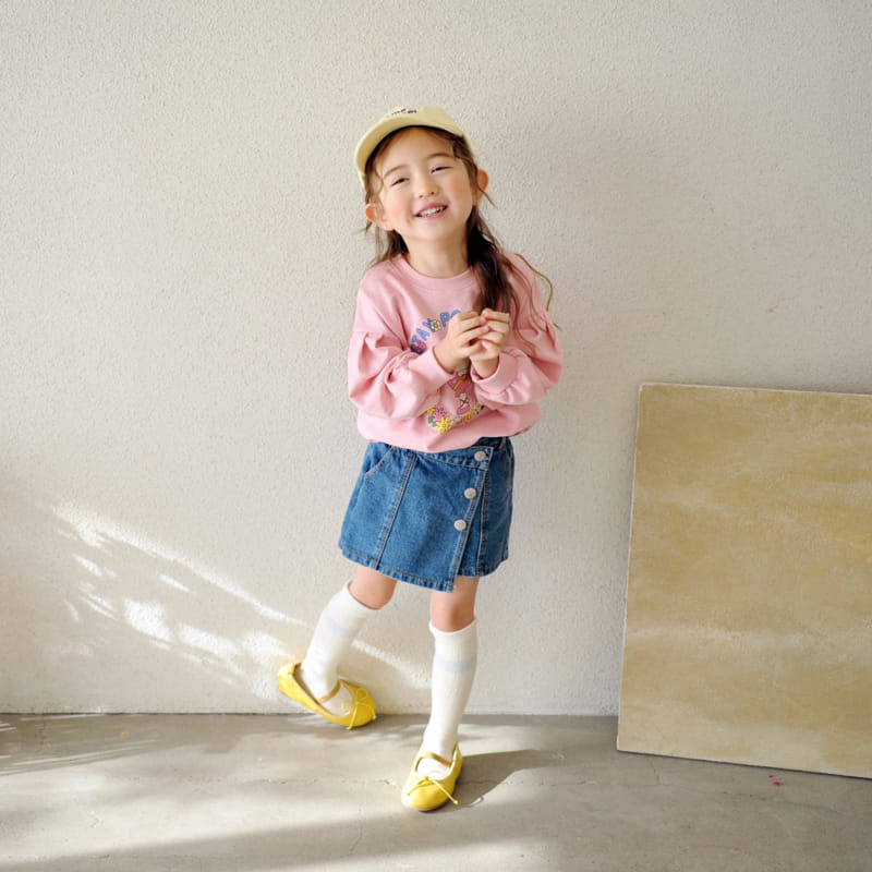 Momo Ann - Korean Children Fashion - #fashionkids - Flower Rabbit Sweatshirt - 3