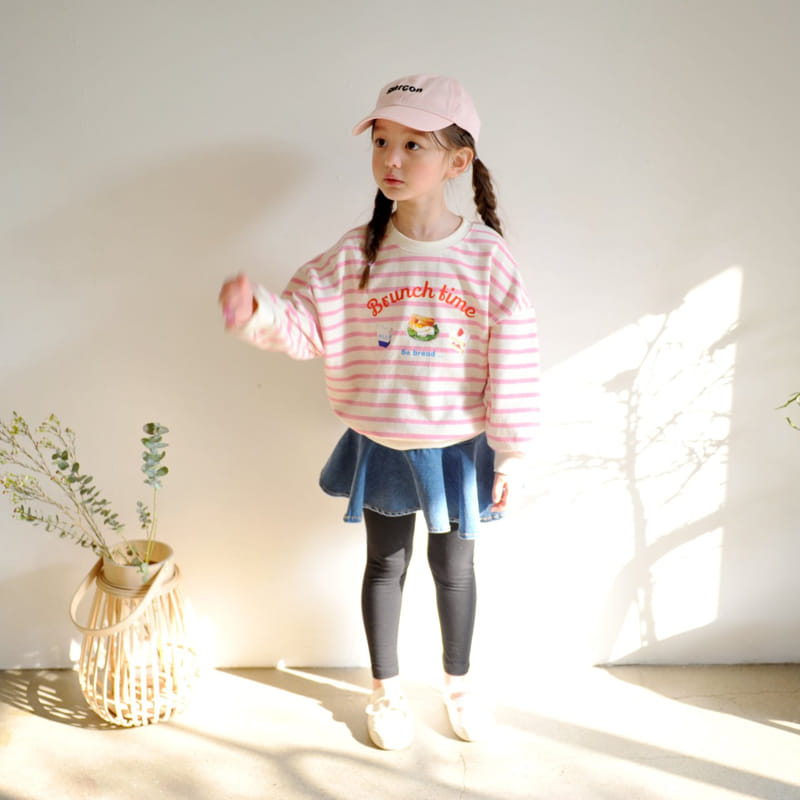 Momo Ann - Korean Children Fashion - #kidsshorts - Plare Denim Skirt Leggings - 6