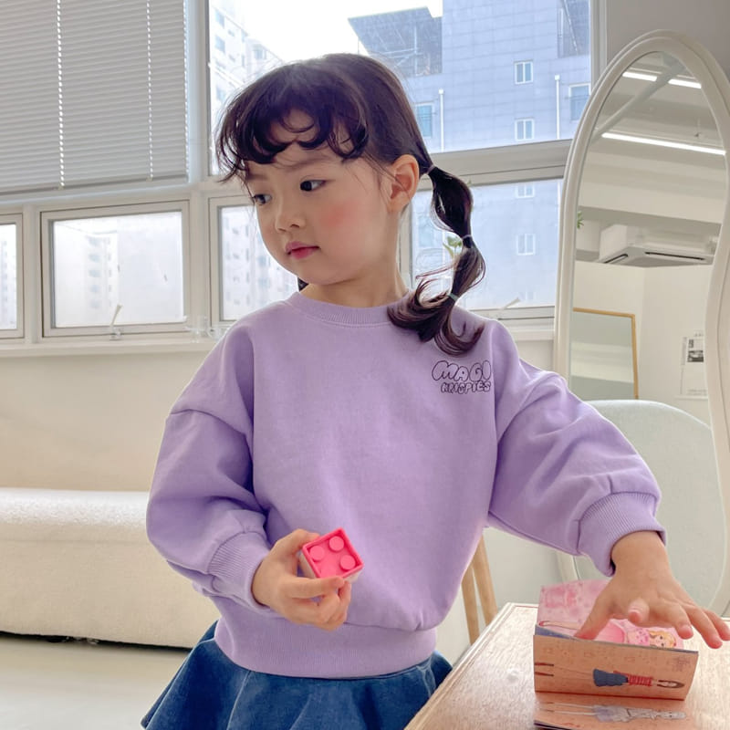 Momo Ann - Korean Children Fashion - #fashionkids - Pigment Sweatshirt - 4