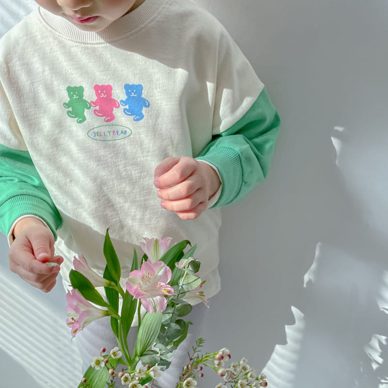 Momo Ann - Korean Children Fashion - #kidsstore - Jelly Bear Sweatshirt - 2