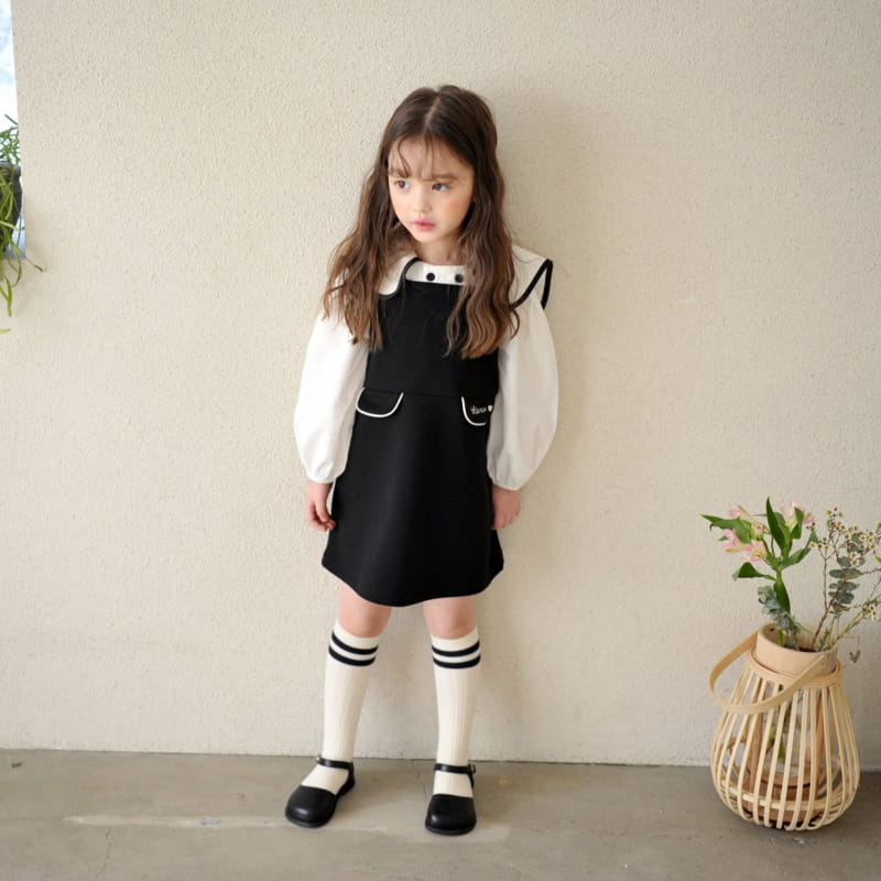Momo Ann - Korean Children Fashion - #kidsshorts - Simple One-piece - 4