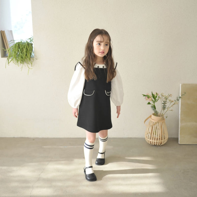 Momo Ann - Korean Children Fashion - #kidzfashiontrend - Simple One-piece - 5