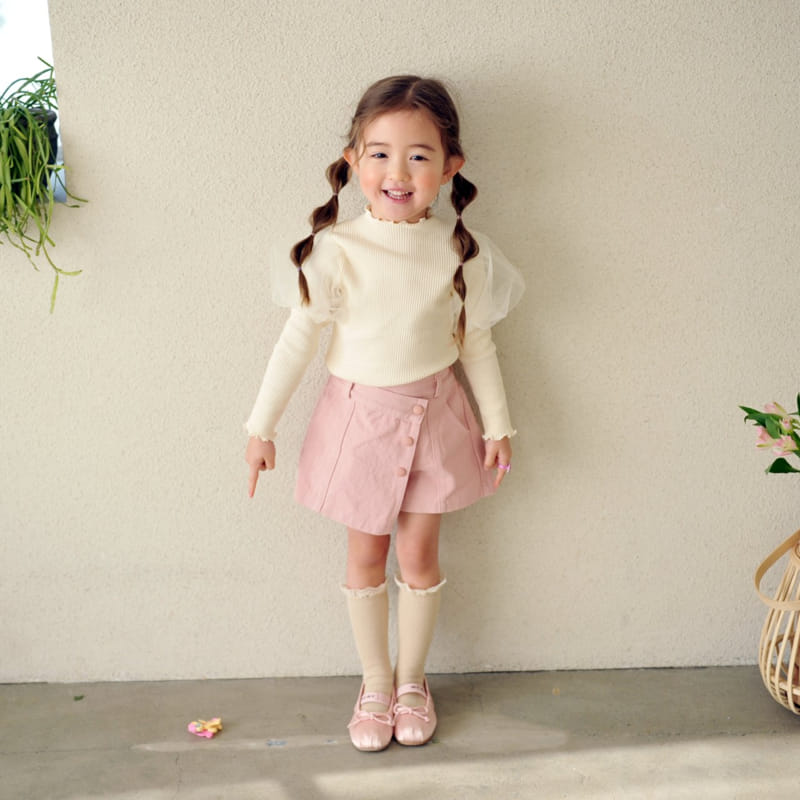 Momo Ann - Korean Children Fashion - #kidzfashiontrend - Wrap Shorts - 2