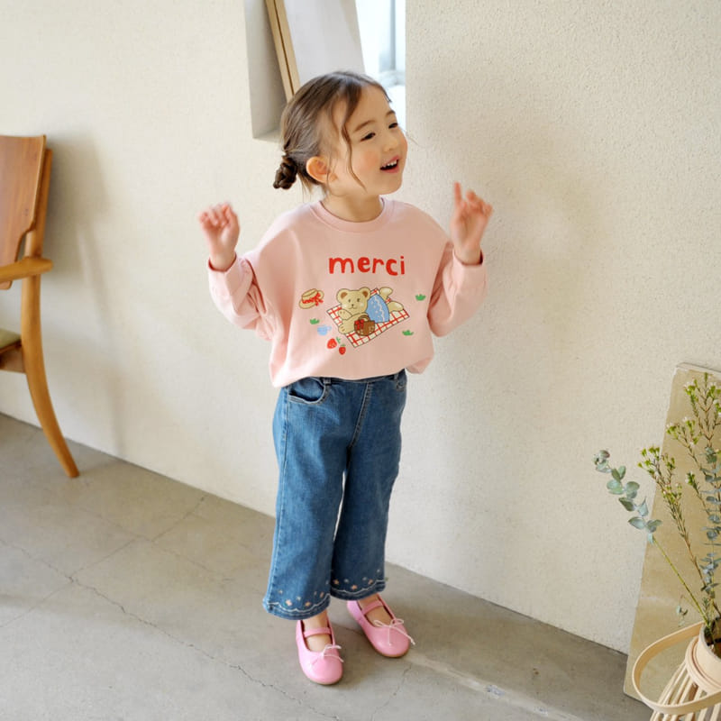 Momo Ann - Korean Children Fashion - #littlefashionista - Picnic Sweatshirt - 6