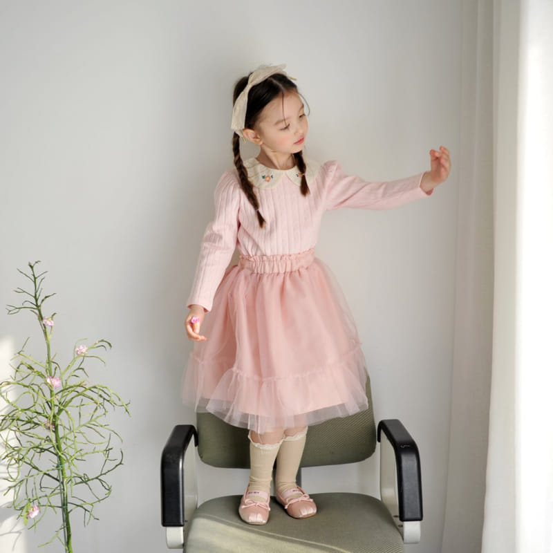 Momo Ann - Korean Children Fashion - #littlefashionista - Roa Collar Tee - 9