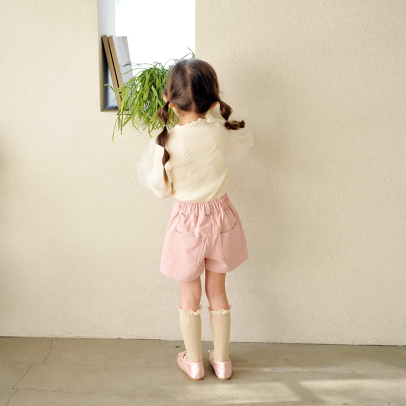 Momo Ann - Korean Children Fashion - #Kfashion4kids - Wrap Shorts - 4