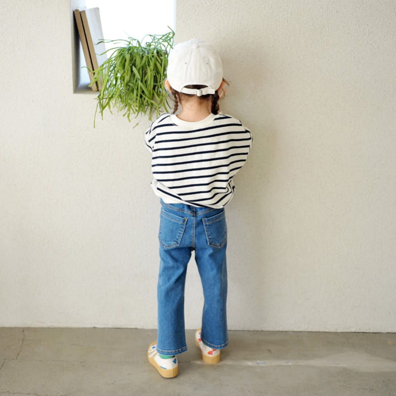 Momo Ann - Korean Children Fashion - #magicofchildhood - Slit Jeans - 5