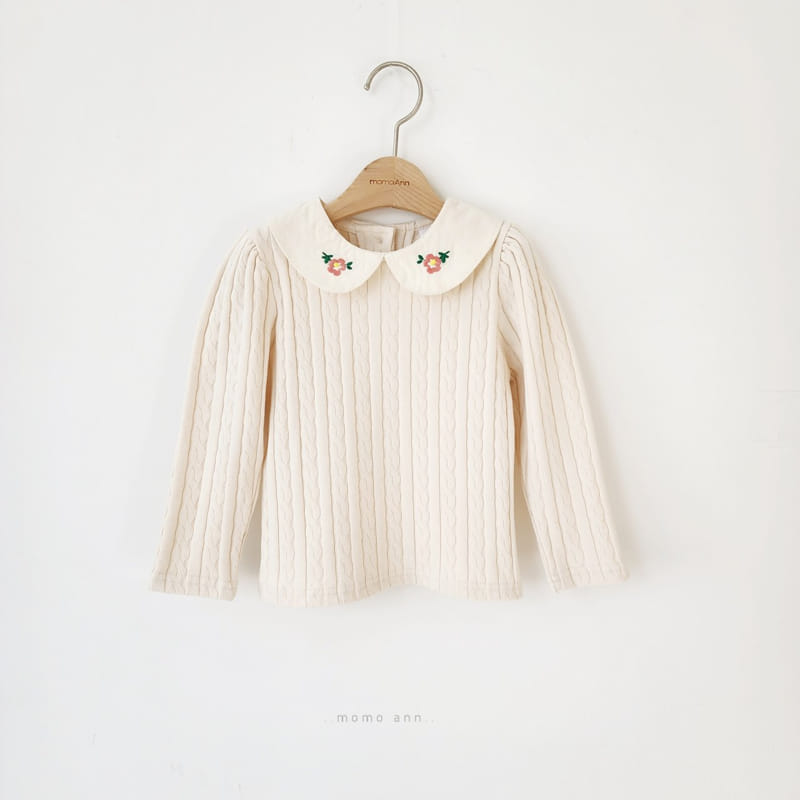 Momo Ann - Korean Children Fashion - #minifashionista - Roa Collar Tee - 11