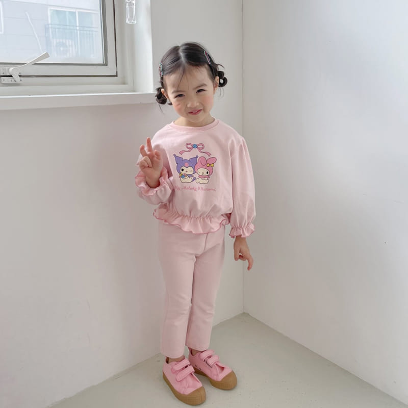 Momo Ann - Korean Children Fashion - #todddlerfashion - Melody Top Bottom Set - 3