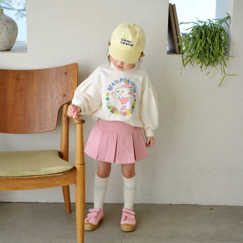 Momo Ann - Korean Children Fashion - #todddlerfashion - Flower Rabbit Sweatshirt - 12