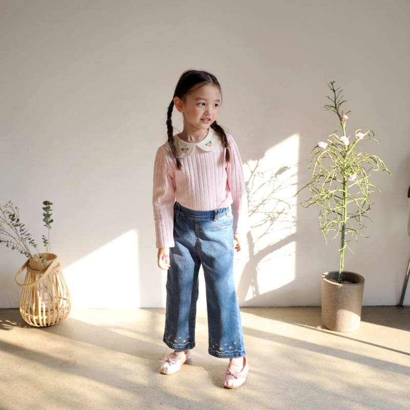 Momo Ann - Korean Children Fashion - #toddlerclothing - Scrup Jeans - 6
