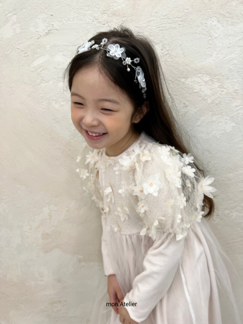 Mon Atelier - Korean Children Fashion - #kidsshorts - Blossom Hairband - 10