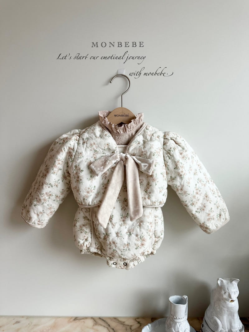Monbebe - Korean Baby Fashion - #babyboutique - Flower Bonding Bodysuit - 7
