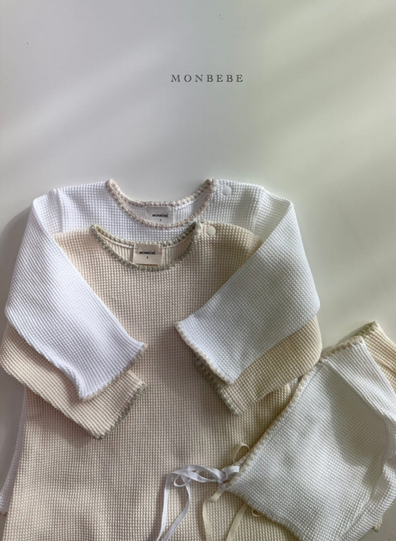 Monbebe - Korean Baby Fashion - #babyoninstagram - Mello Waffle Bodysuit - 8