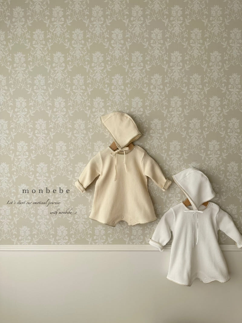 Monbebe - Korean Baby Fashion - #babyootd - Mello Waffle Bodysuit - 9