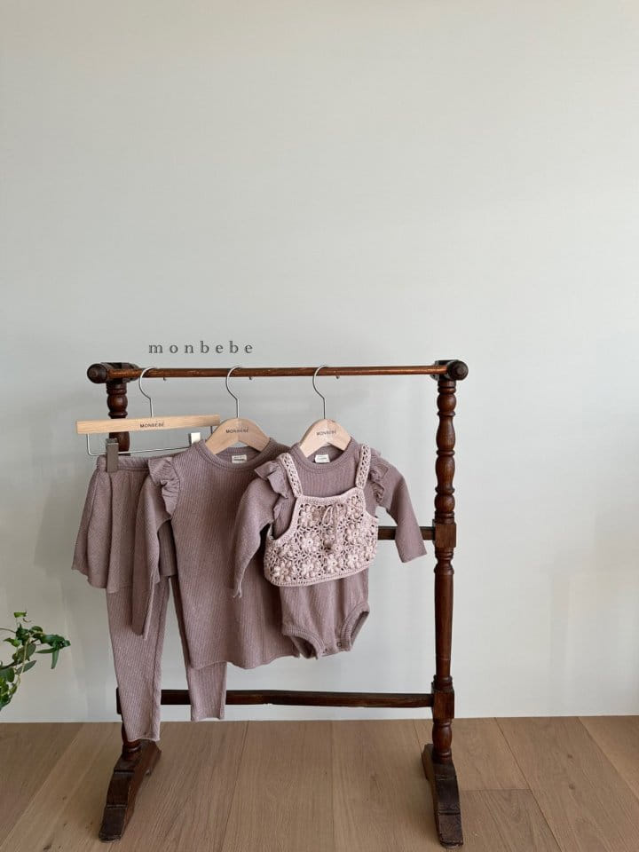 Monbebe - Korean Baby Fashion - #babyoutfit - Blossom Bodysuit - 3