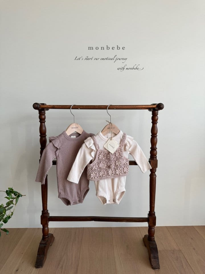 Monbebe - Korean Baby Fashion - #babyoutfit - Blossom Bodysuit - 4