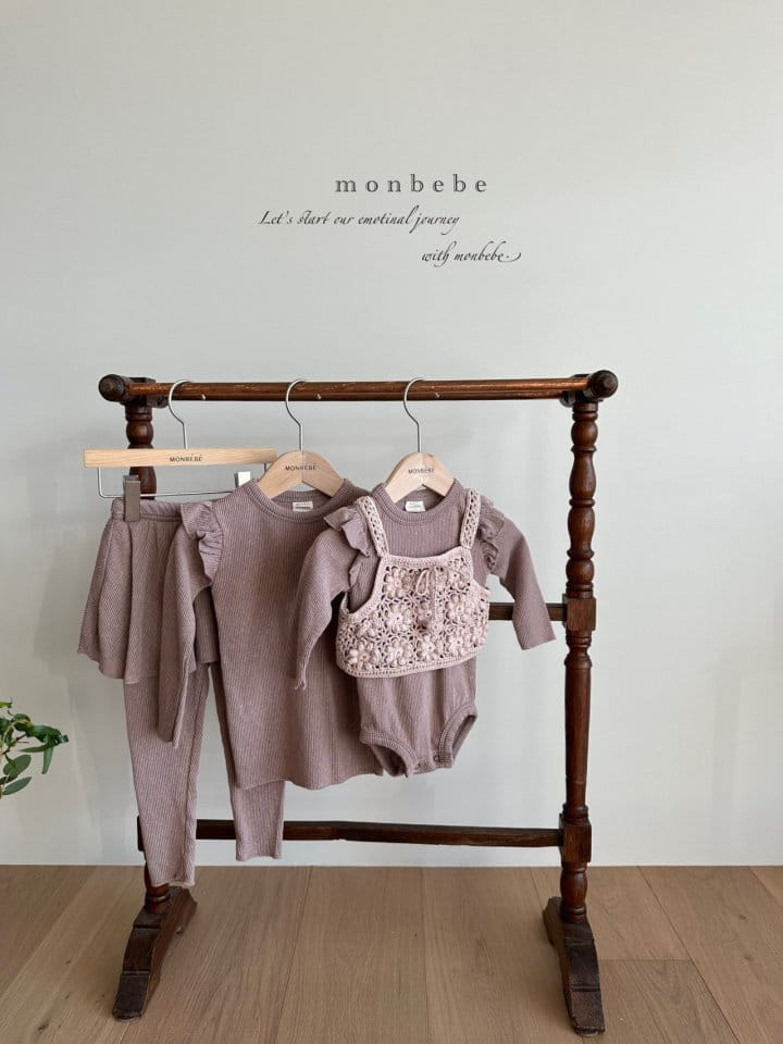 Monbebe - Korean Baby Fashion - #onlinebabyboutique - Blossom Bodysuit - 5