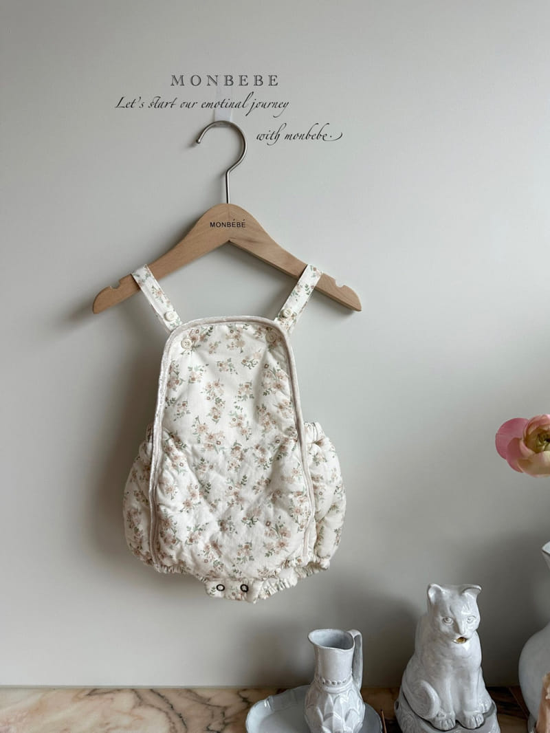 Monbebe - Korean Baby Fashion - #onlinebabyshop - Flower Bonding Bodysuit - 5