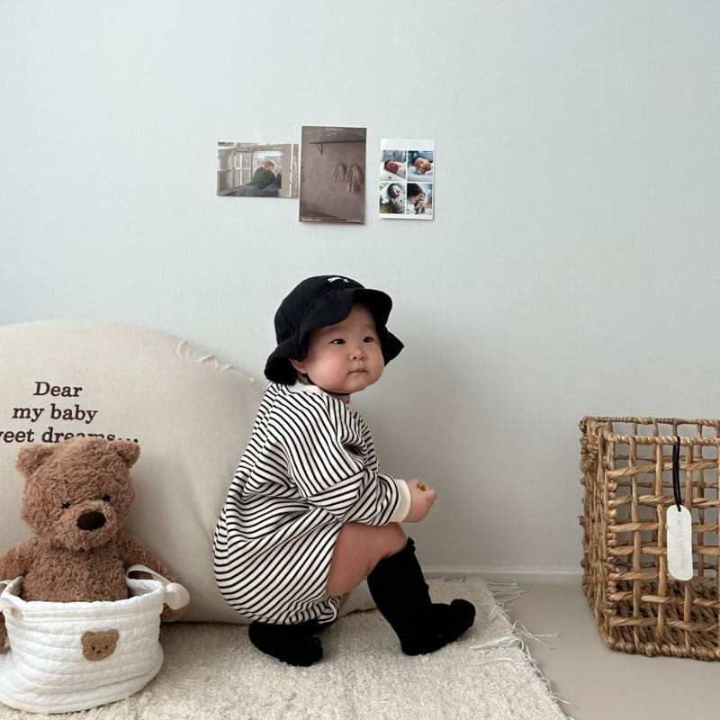 Moran - Korean Baby Fashion - #babyboutique - Pocket Bear Bodysuit - 12