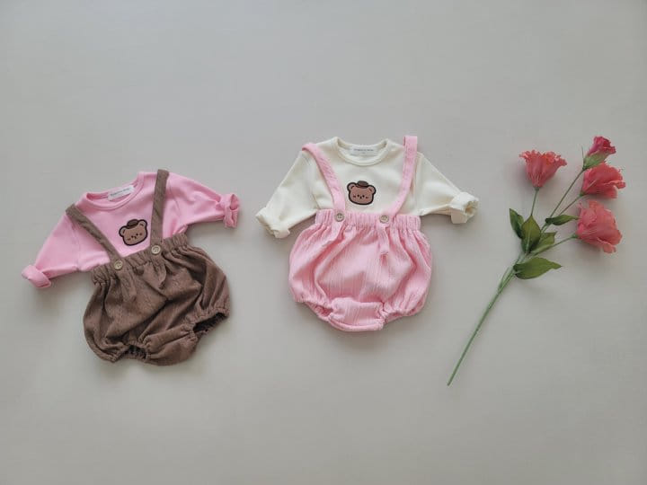 Moran - Korean Baby Fashion - #babyfever - Knit Top Bloomer Set