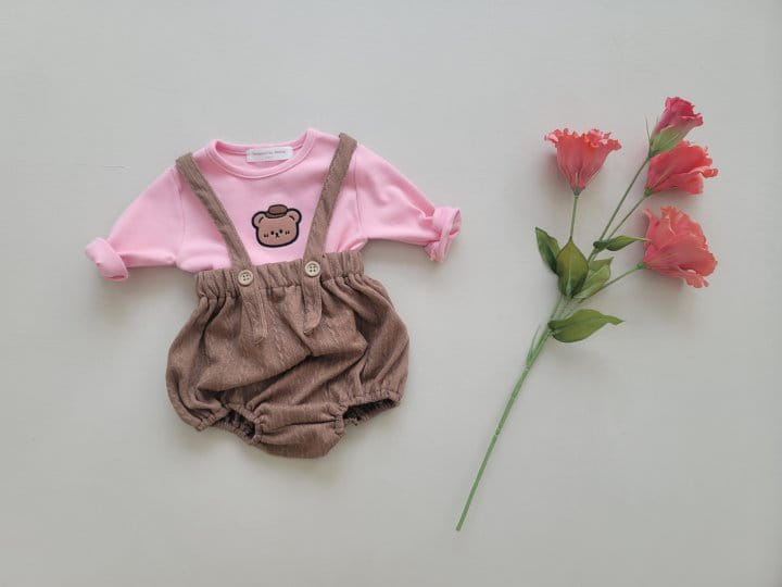 Moran - Korean Baby Fashion - #babylifestyle - Knit Top Bloomer Set - 4