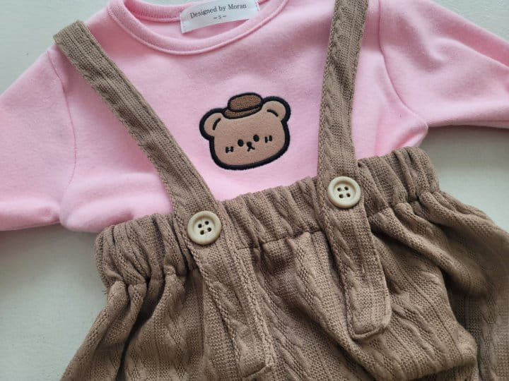 Moran - Korean Baby Fashion - #babyoutfit - Knit Top Bloomer Set - 7