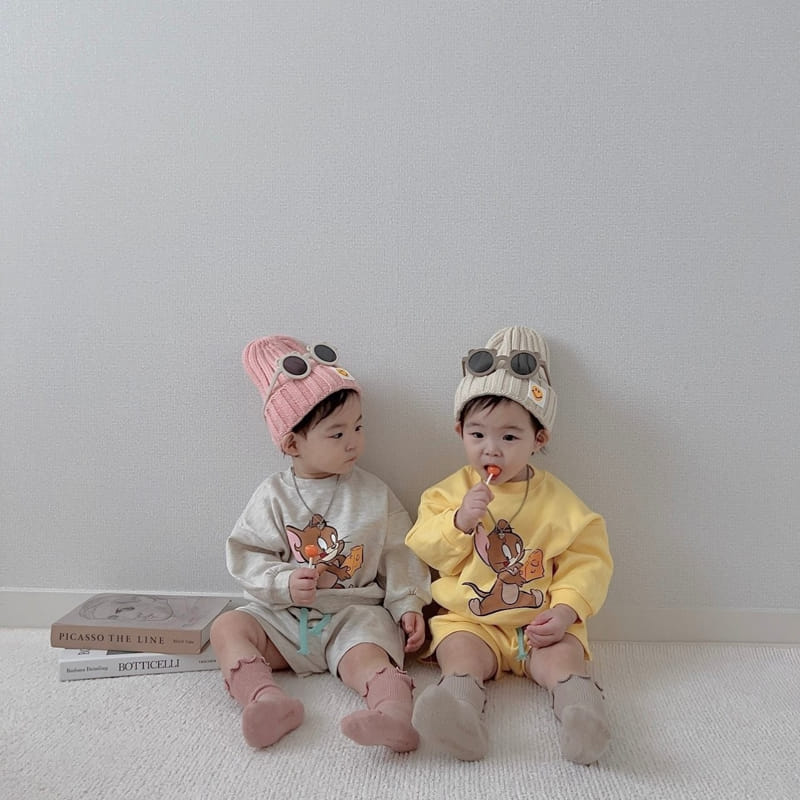 Moran - Korean Children Fashion - #childrensboutique - Jerry Top Bottom Set - 4