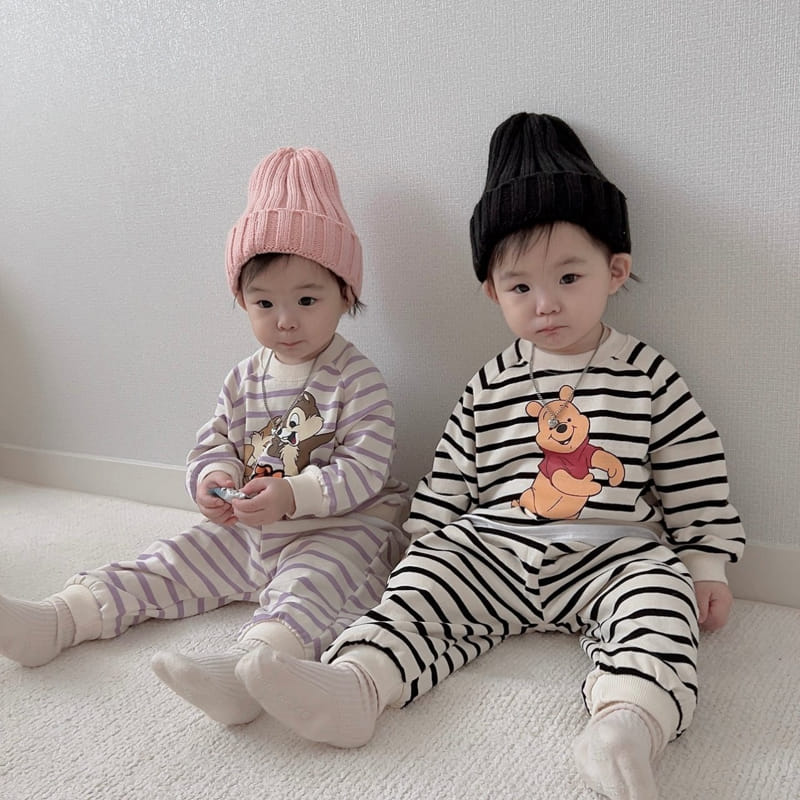 Moran - Korean Children Fashion - #kidsshorts - Lala Top Bottom Set - 2