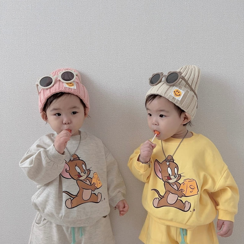 Moran - Korean Children Fashion - #kidsstore - Jerry Top Bottom Set - 8