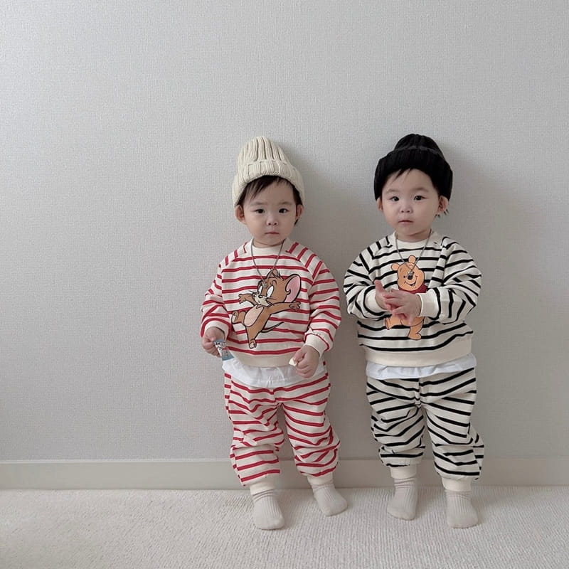 Moran - Korean Children Fashion - #kidsstore - Lala Top Bottom Set - 3