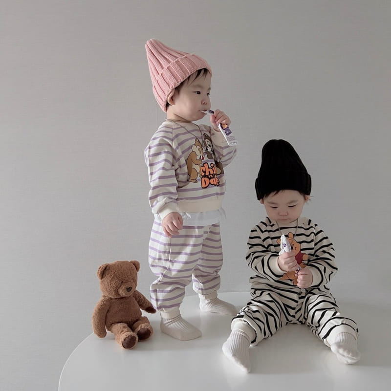 Moran - Korean Children Fashion - #minifashionista - Lala Top Bottom Set - 8