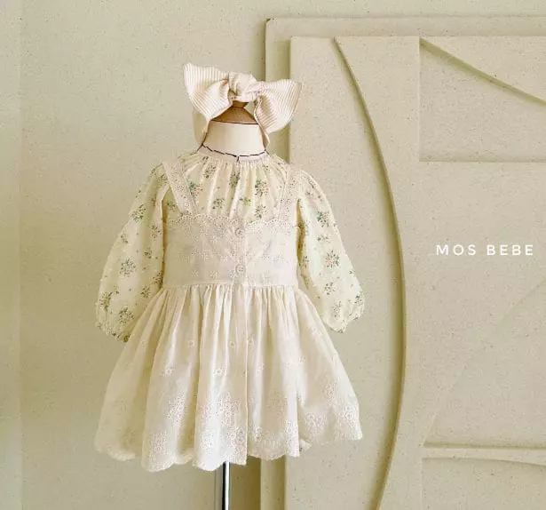 Mos Bebe - Korean Baby Fashion - #babyboutiqueclothing - Bebe Lace Bustier - 12