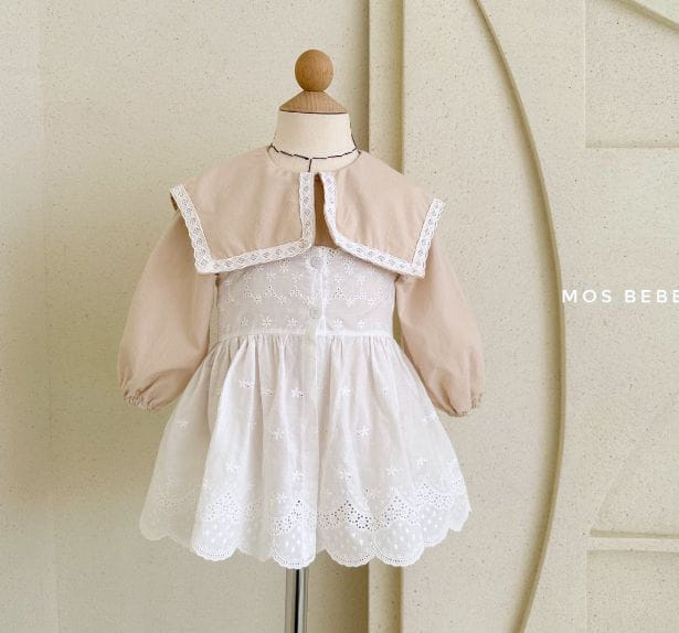Mos Bebe - Korean Baby Fashion - #babyboutiqueclothing - Bebe Lace Blouse - 11