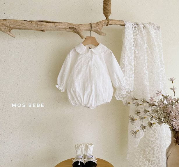 Mos Bebe - Korean Baby Fashion - #babyclothing - Biangca Collar Bodysuit