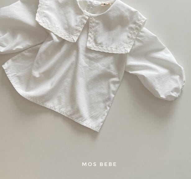 Mos Bebe - Korean Baby Fashion - #babyoninstagram - Bebe Lace Blouse - 2