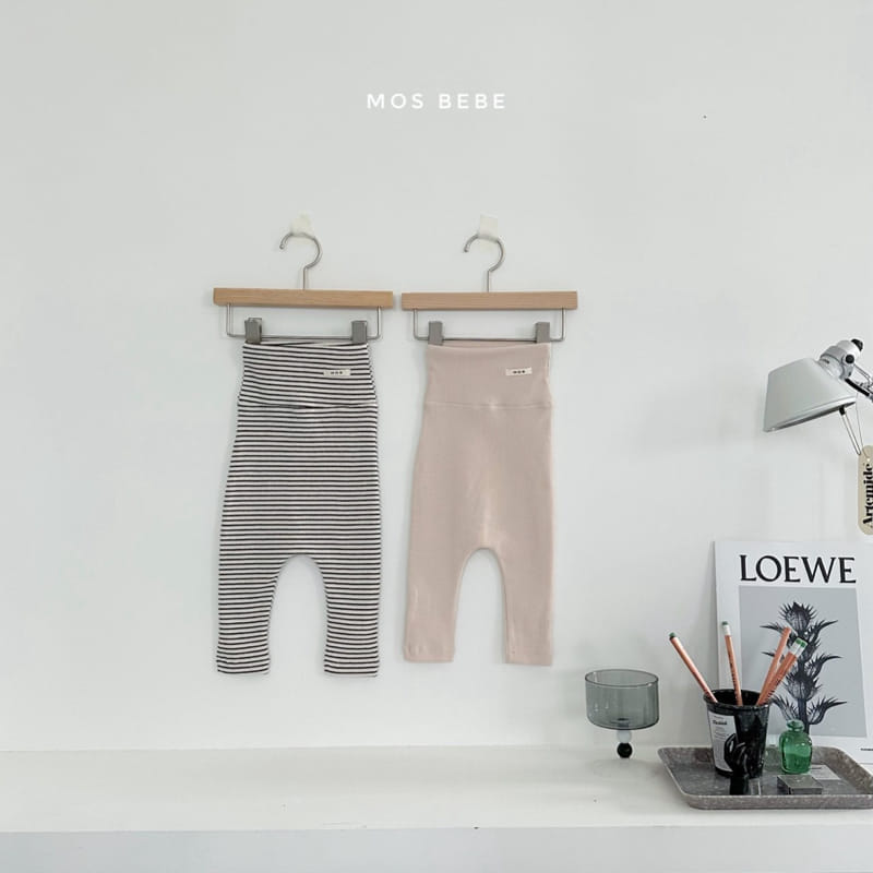 Mos Bebe - Korean Baby Fashion - #babywear - 1+1 Stomach Leggings - 4
