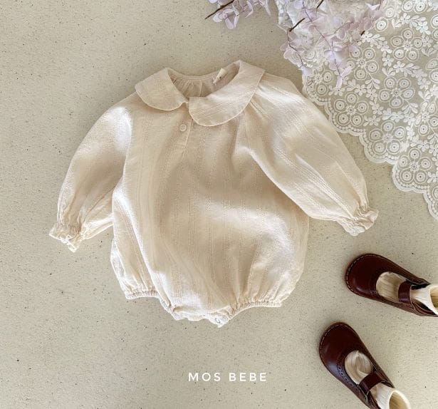 Mos Bebe - Korean Baby Fashion - #onlinebabyboutique - Biangca Collar Bodysuit - 11