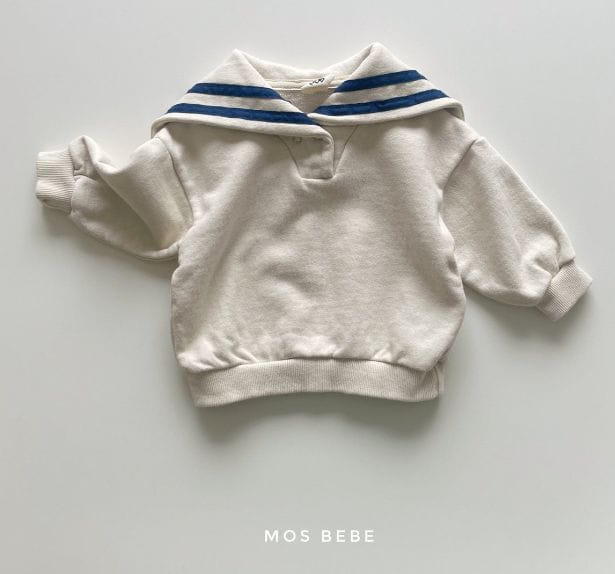 Mos Bebe - Korean Baby Fashion - #onlinebabyshop - Bebe Sailor Top Bottom Set - 5