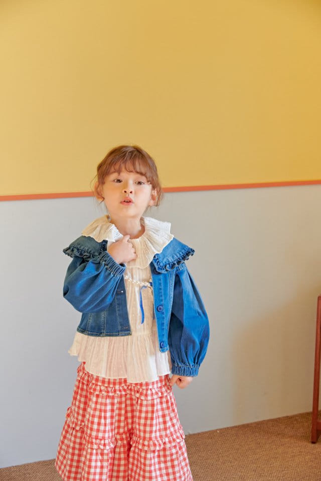 Mumunbaba - Korean Children Fashion - #childofig - Marian White Blouse - 7