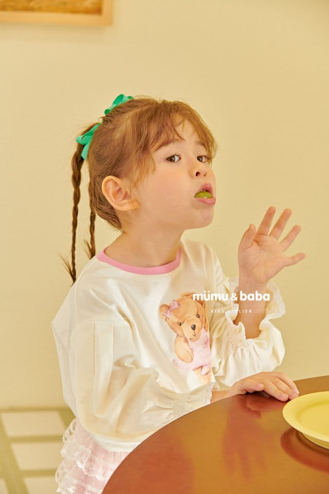 Mumunbaba - Korean Children Fashion - #childofig - Bear Ballerina Tee - 6