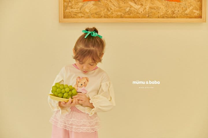 Mumunbaba - Korean Children Fashion - #childrensboutique - Bear Ballerina Tee - 8